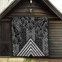 Aotearoa Taniko Pattern Quilt Poutama Mix Kowhai Flowers