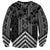 Aotearoa Taniko Pattern Sweatshirt Poutama Mix Kowhai Flowers