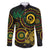 Vanuatu Personalized Aboriginal Arts Family Matching Off Shoulder Short Dress and Hawaiian Shirt Turtle and Iguana Special - Polynesian Pride