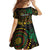 Vanuatu Personalized Aboriginal Arts Family Matching Summer Maxi Dress and Hawaiian Shirt Turtle and Iguana Special - Polynesian Pride