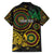 Vanuatu Personalized Aboriginal Arts Family Matching Summer Maxi Dress and Hawaiian Shirt Turtle and Iguana Special - Polynesian Pride