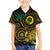 Vanuatu Personalized Aboriginal Arts Family Matching Summer Maxi Dress and Hawaiian Shirt Turtle and Iguana Special - Polynesian Pride