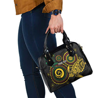 Vanuatu Personalized Aboriginal Arts Shoulder Handbag Turtle and Iguana Special - Polynesian Pride