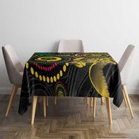 Vanuatu Personalized Aboriginal Arts Tablecloth Turtle and Iguana Special - Polynesian Pride