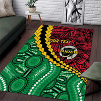Vanuatu Personalized Tribal Area Rug Aboriginal Inspired Mix Style - Polynesian Pride