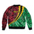 Vanuatu Personalized Tribal Bomber Jacket Aboriginal Inspired Mix Style - Polynesian Pride