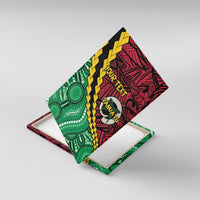 Vanuatu Personalized Tribal Canvas Wall Art Aboriginal Inspired Mix Style - Polynesian Pride