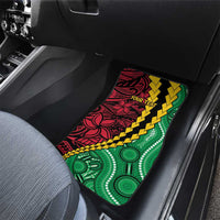 Vanuatu Personalized Tribal Car Mats Aboriginal Inspired Mix Style - Polynesian Pride