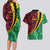 Vanuatu Personalized Tribal Couples Matching Long Sleeve Bodycon Dress and Hawaiian Shirt Aboriginal Inspired Mix Style - Polynesian Pride