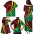 Vanuatu Personalized Tribal Family Matching Puletasi and Hawaiian Shirt Aboriginal Inspired Mix Style - Polynesian Pride