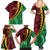 Vanuatu Personalized Tribal Family Matching Summer Maxi Dress and Hawaiian Shirt Aboriginal Inspired Mix Style - Polynesian Pride