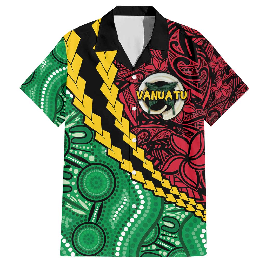 Vanuatu Personalized Tribal Hawaiian Shirt Aboriginal Inspired Mix Style - Polynesian Pride