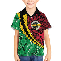 Vanuatu Personalized Tribal Hawaiian Shirt Aboriginal Inspired Mix Style - Polynesian Pride