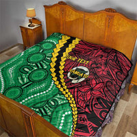 Vanuatu Personalized Tribal Quilt Aboriginal Inspired Mix Style - Polynesian Pride