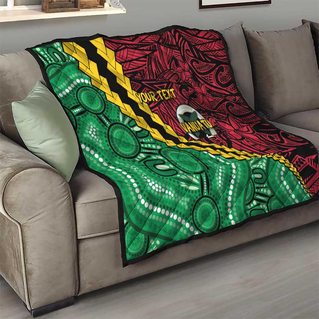 Vanuatu Personalized Tribal Quilt Aboriginal Inspired Mix Style - Polynesian Pride