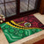 Vanuatu Personalized Tribal Rubber Doormat Aboriginal Inspired Mix Style - Polynesian Pride