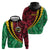 Vanuatu Personalized Tribal Zip Hoodie Aboriginal Inspired Mix Style - Polynesian Pride