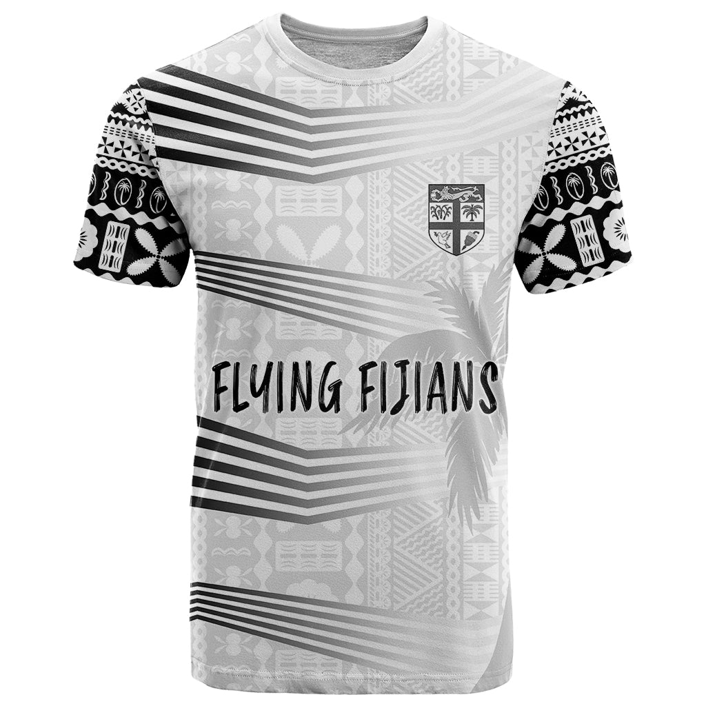 Personalised Fiji Rugby T Shirt Kaiviti WC 2023 Jersey Replica - White LT7 White - Polynesian Pride