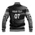 Personalised Fiji Rugby Baseball Jacket Kaiviti WC 2023 Jersey Replica - Black LT7 - Polynesian Pride