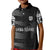 Personalised Fiji Rugby Kid Polo Shirt Kaiviti WC 2023 Jersey Replica - Black LT7 Kid Black - Polynesian Pride