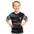 Personalised Fiji Rugby Kid T Shirt Kaiviti WC 2023 Jersey Replica - Black LT7 Black - Polynesian Pride