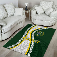 Cook Islands Rugby Personalized Avaiki Area Rug GO Kuki