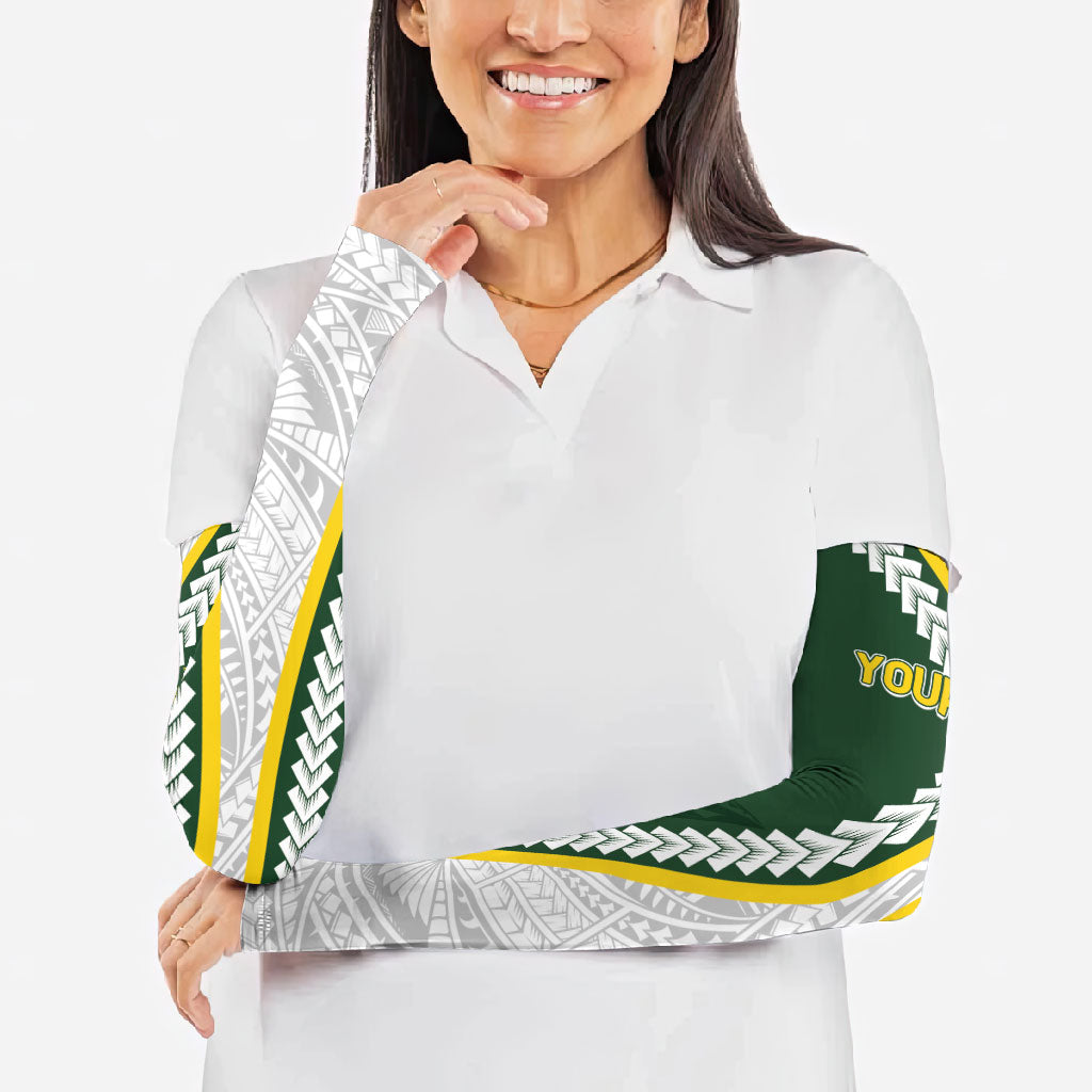 Cook Islands Rugby Personalized Avaiki Arm Sleeves GO Kuki