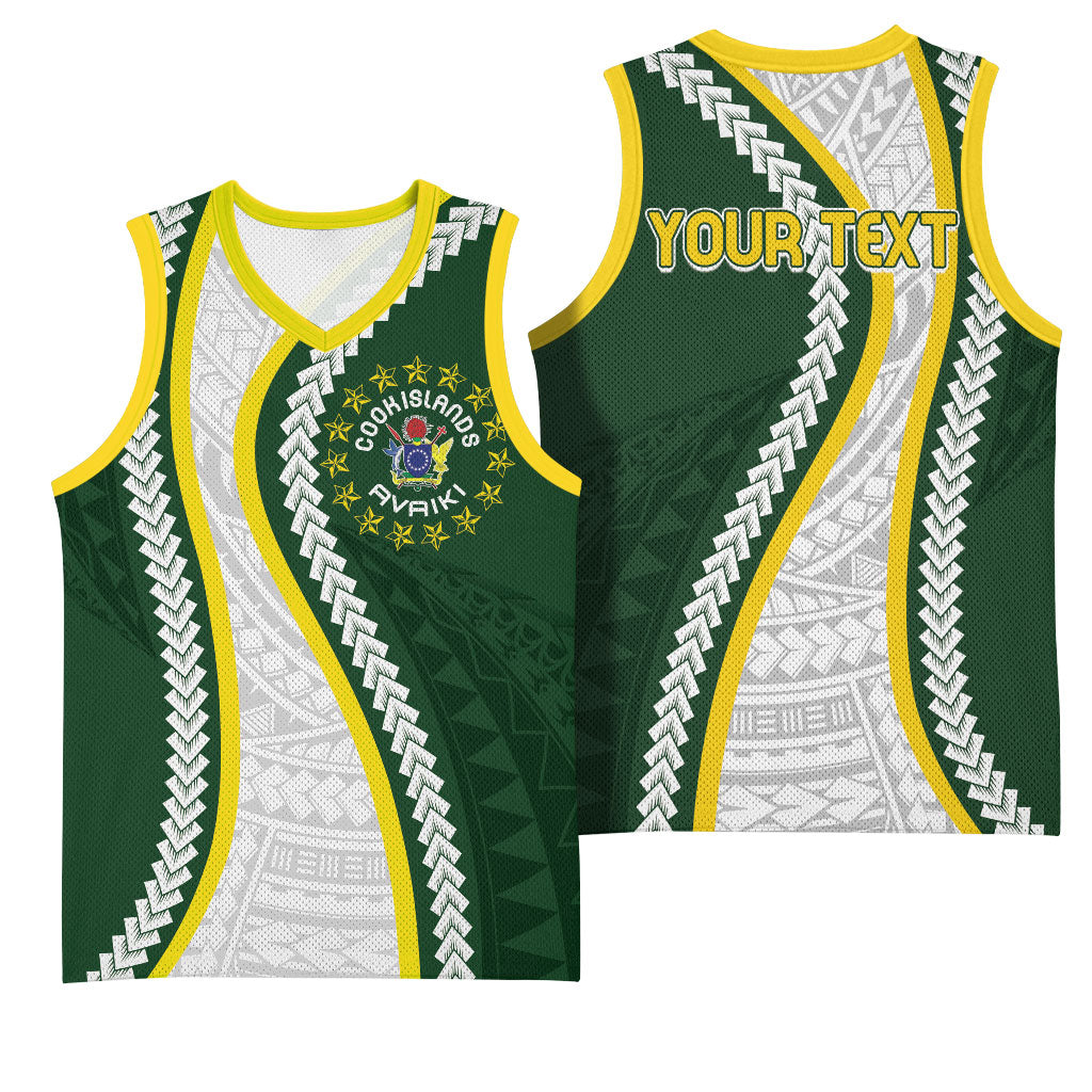 Cook Islands Rugby Personalized Avaiki Basketball Jersey GO Kuki