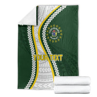 Cook Islands Rugby Personalized Avaiki Blanket GO Kuki
