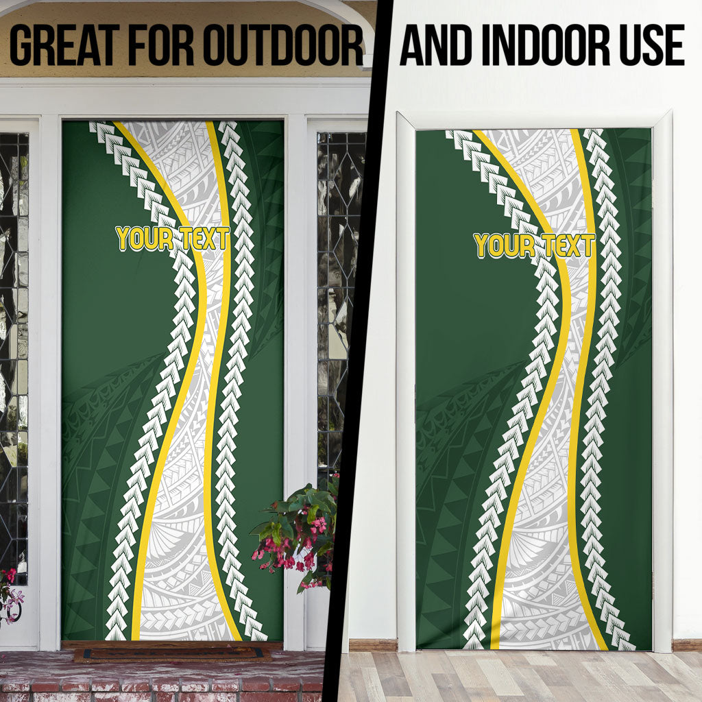 Cook Islands Rugby Personalized Avaiki Door Cover GO Kuki
