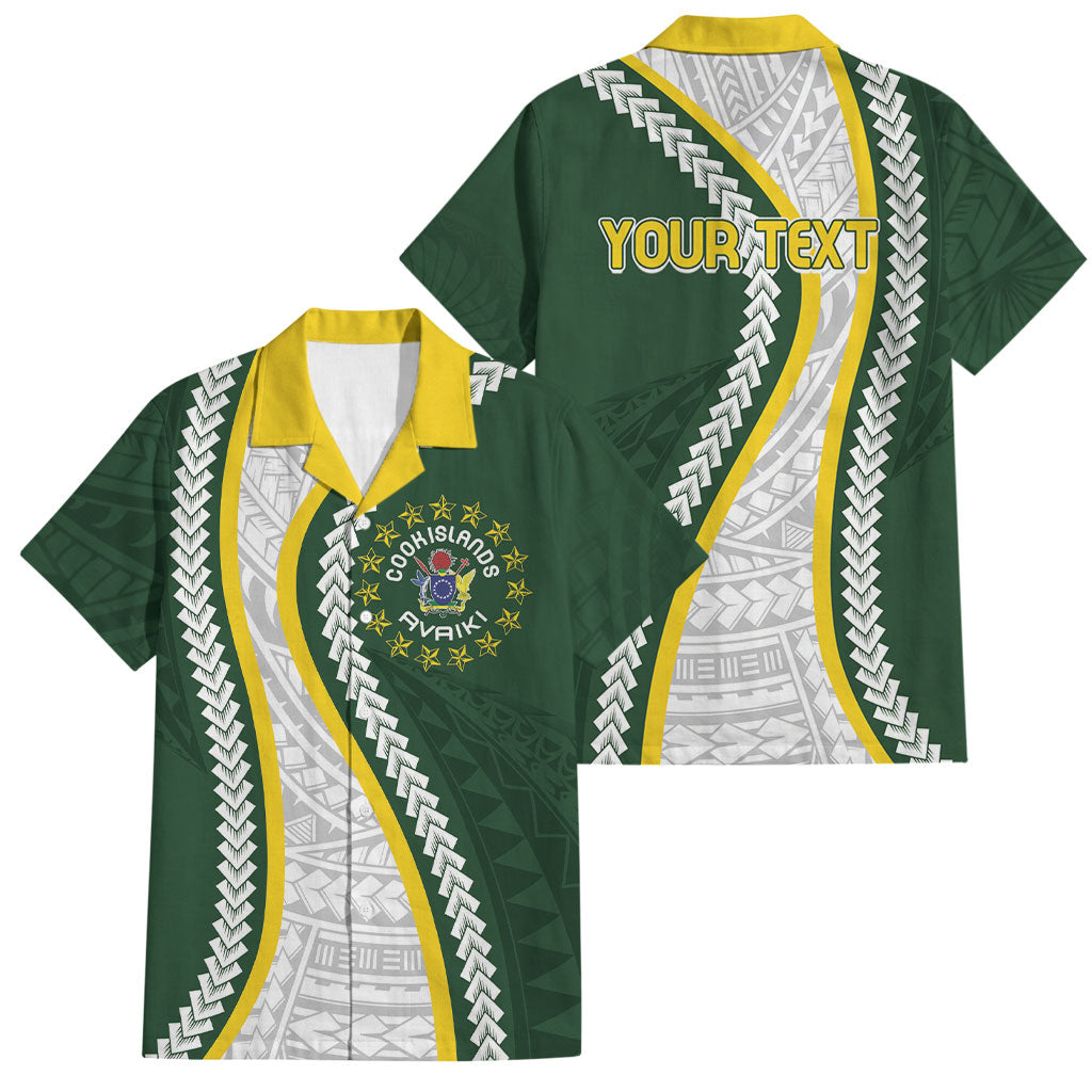 Cook Islands Rugby Personalized Avaiki Family Matching Mermaid Dress and Hawaiian Shirt GO Kuki