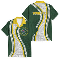 Cook Islands Rugby Personalized Avaiki Family Matching Tank Maxi Dress and Hawaiian Shirt GO Kuki