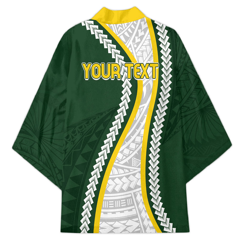 Cook Islands Rugby Personalized Avaiki Kimono GO Kuki