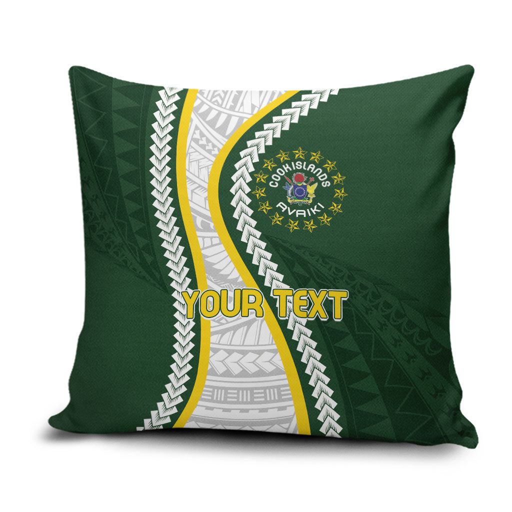 Cook Islands Rugby Personalized Avaiki Pillow Cover GO Kuki