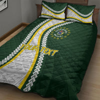 Cook Islands Rugby Personalized Avaiki Quilt Bed Set GO Kuki