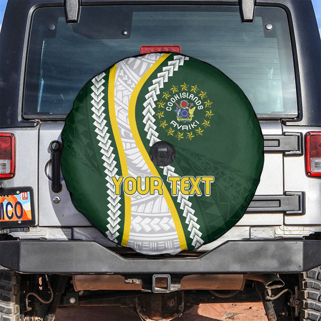 Cook Islands Rugby Personalized Avaiki Spare Tire Cover GO Kuki