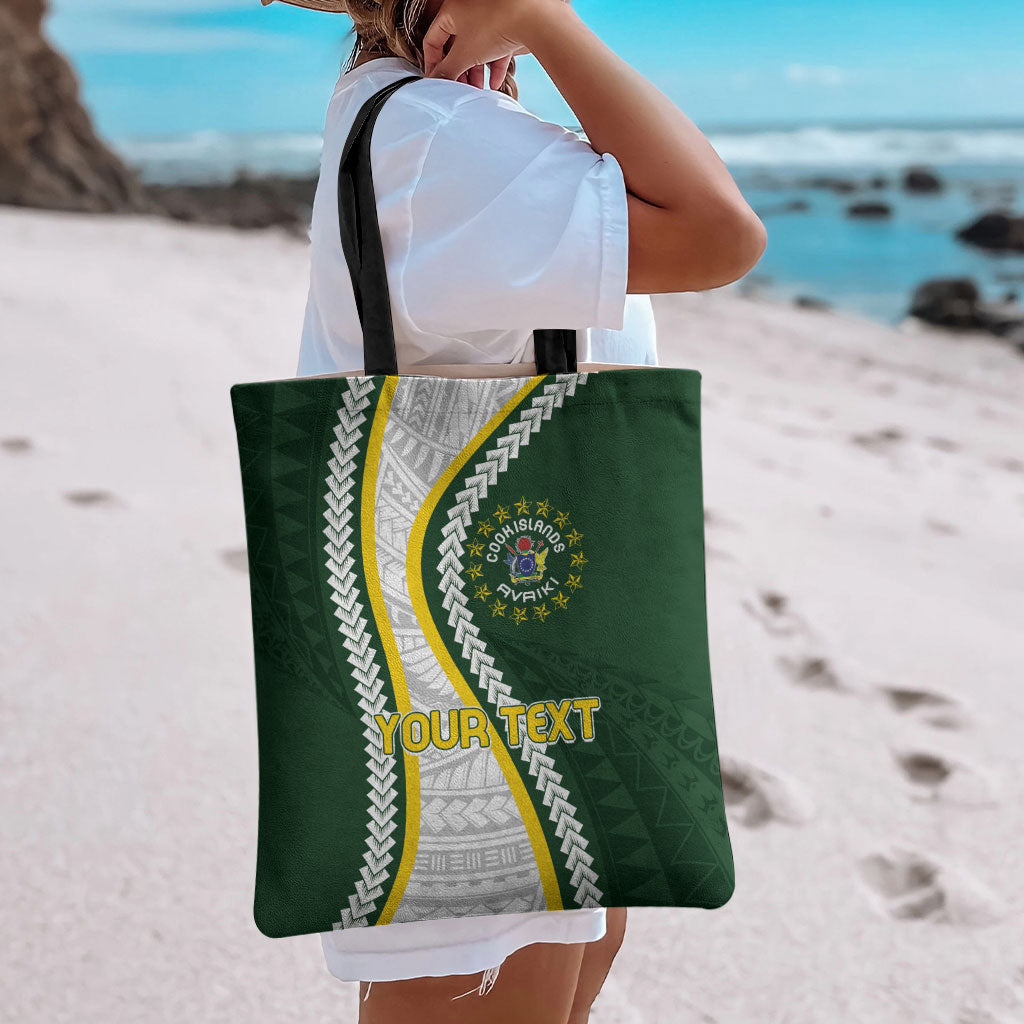 Cook Islands Rugby Personalized Avaiki Tote Bag GO Kuki