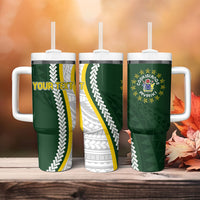 Cook Islands Rugby Personalized Avaiki Tumbler With Handle GO Kuki
