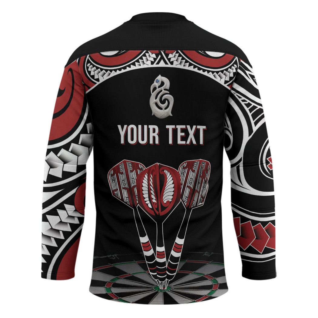 New Zealand Darts Personalized Hei Manaia Hockey Jersey Classic Kowhaiwhai