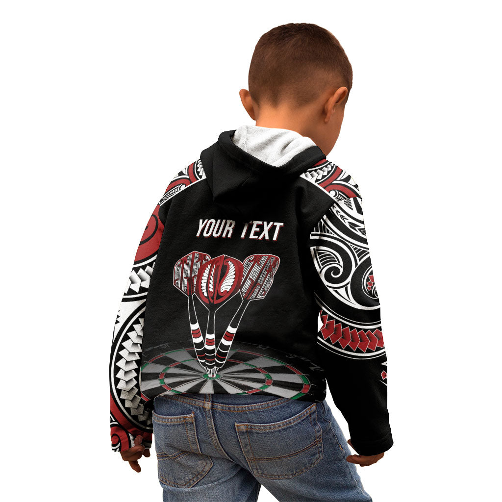 New Zealand Darts Personalized Hei Manaia Kid Hoodie Classic Kowhaiwhai