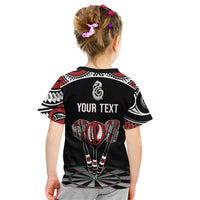 New Zealand Darts Personalized Hei Manaia Kid T Shirt Classic Kowhaiwhai LT7 - Polynesian Pride