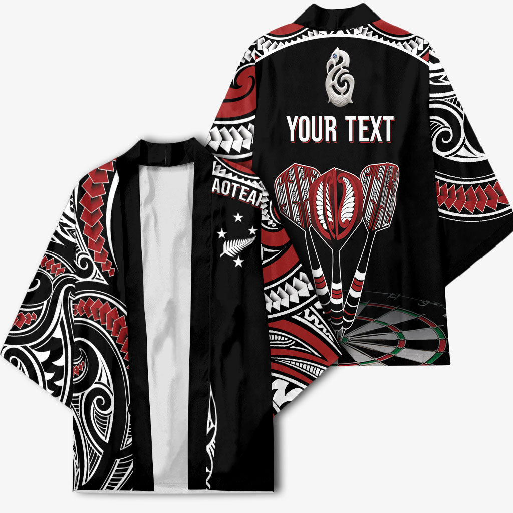 New Zealand Darts Personalized Hei Manaia Kimono Classic Kowhaiwhai