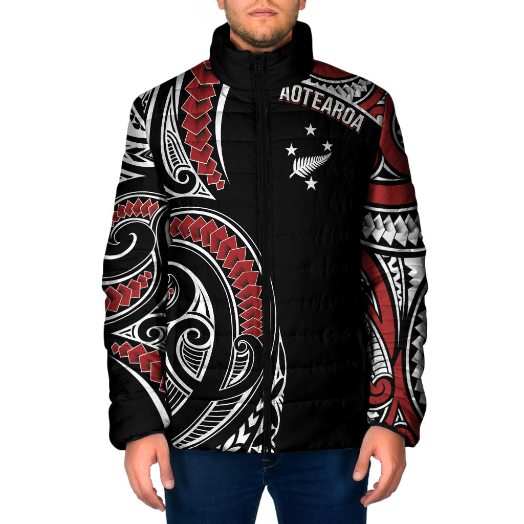 New Zealand Darts Personalized Hei Manaia Padded Jacket Classic Kowhaiwhai