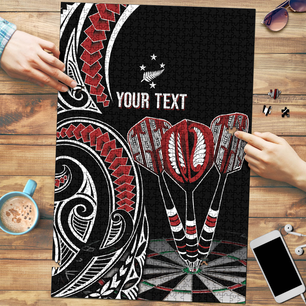New Zealand Darts Personalized Hei Manaia Puzzle Classic Kowhaiwhai