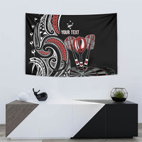 New Zealand Darts Personalized Hei Manaia Tapestry Classic Kowhaiwhai