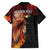 Papua New Guinea Personalised Family Matching Tank Maxi Dress and Hawaiian Shirt Grunge Style 49th Independence Anni