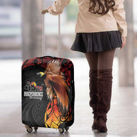 Papua New Guinea Luggage Cover Grunge Style 49th Independence Anni LT7 - Polynesian Pride