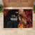 Papua New Guinea Rubber Doormat Grunge Style 49th Independence Anni