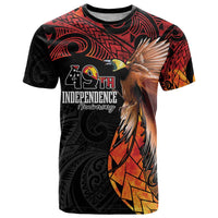 Papua New Guinea Personalised T Shirt Grunge Style 49th Independence Anni