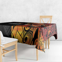 Papua New Guinea Tablecloth Grunge Style 49th Independence Anni
